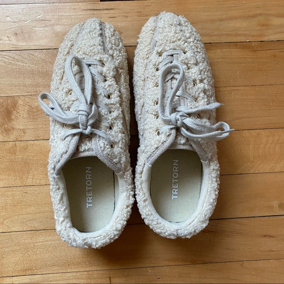 Tretorn Faux Shearling Sneakers - Picture 2 of 6